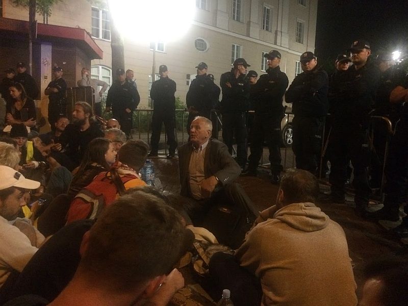 Migawki z protestów